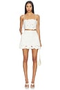 view 4 of 4 Paisley Bloom Embr Caterina Top in Cream & White