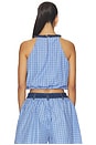 view 3 of 5 Cassidi Top in Bleu Crush & Ultramarine
