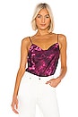 view 1 of 4 Tie Dye Marta Cami in Fig & Multi