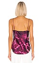 view 3 of 4 Tie Dye Marta Cami in Fig & Multi