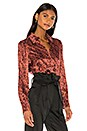 view 2 of 4 Python Blouse in Rosewood