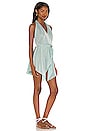 view 2 of 4 Wrap Mini Dress in Aqua