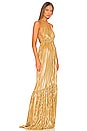 view 2 of 4 Plisse Maxi Dress in Gold
