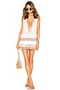 view 1 of 3 Multi Macrame and Fringe Dress in Print