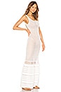 view 3 of 4 Tube Knit Maxi Dress in White