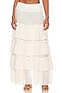 view 1 of 5 Pizzo Panna Maxi Skirt in Cream