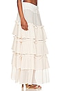 view 2 of 5 Pizzo Panna Maxi Skirt in Cream