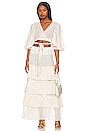 view 4 of 5 Pizzo Panna Maxi Skirt in Cream