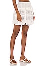 view 2 of 5 Macrame Fringed Skirt in White