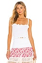 view 1 of 4 Smocked Tank Top in White