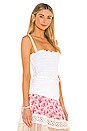 view 2 of 4 Smocked Tank Top in White
