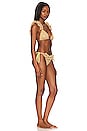 view 2 of 4 CONJUNTO BIKINI RUCHED in Gold