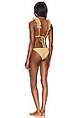 view 3 of 4 CONJUNTO BIKINI RUCHED in Gold