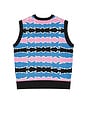 view 2 of 3 Get In Range Sweater Vest in Black Rib