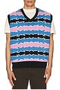 view 3 of 3 Get In Range Sweater Vest in Black Rib