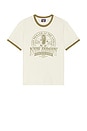 view 1 of 3 County Fair Ringer Tee in Off White