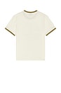 view 2 of 3 County Fair Ringer Tee in Off White