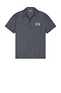 view 1 of 4 Parts & Service Button Up in Navy & White Pin Stripe