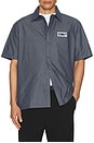 view 4 of 4 Parts & Service Button Up in Navy & White Pin Stripe
