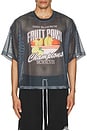 view 4 of 5 Fruit Bowl Mesh Jersey in Black
