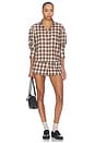 view 5 of 5 The Belle Top in Stewart Tartan