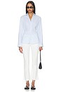 view 4 of 4 The Classic Shirt in Coastal Stripe