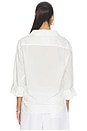 view 3 of 4 The Overshirt in White