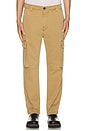view 3 of 4 Dillon Cargo Twill Pants in Khaki