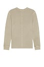 view 2 of 3 Waffle Long Sleeve Tee in Pelican Wheat