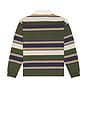 view 2 of 4 Rugby Shirt in Green Rugby Stripe