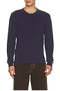 view 1 of 4 Waffle Crewneck in Vintage Navy