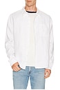 view 1 of 4 Single Pocket Work Shirt in White