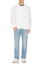 view 3 of 4 Single Pocket Work Shirt in White