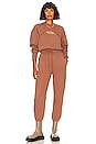 view 1 of 3 Franki Fleece Jumpsuit in Butterscotch