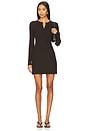 view 1 of 3 Nali Mini Dress in Chocolate