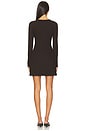 view 3 of 3 Nali Mini Dress in Chocolate