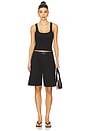 view 5 of 6 Cara Pleated Short in Black