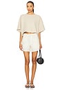 view 5 of 6 Brynn Drawstring Short in Vanilla