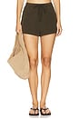 view 1 of 6 SHORTS COM CORDÃO ESTE in Dark Olive