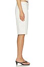view 4 of 7 Court Denim Shorts in Blanc