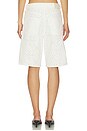view 5 of 7 Court Denim Shorts in Blanc