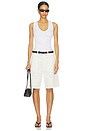 view 6 of 7 Court Denim Shorts in Blanc