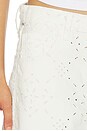 view 7 of 7 Court Denim Shorts in Blanc