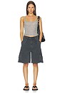 view 5 of 6 Flight Shorts in Washed Black