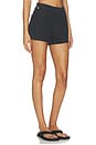 view 2 of 6 Marcella Utility Shorts in Washed Black