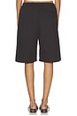 view 4 of 6 Anais Pull On Track Shorts in Chocolate