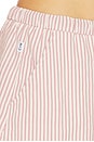 view 6 of 6 Este Drawstring Shorts in Raspberry Stripe