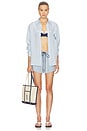 view 5 of 6 Este Drawstring Shorts in Capri Stripe