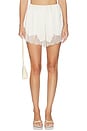 view 1 of 6 Lace Trimmed Tap Short in Cream