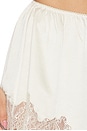 view 6 of 6 Lace Trimmed Tap Short in Cream